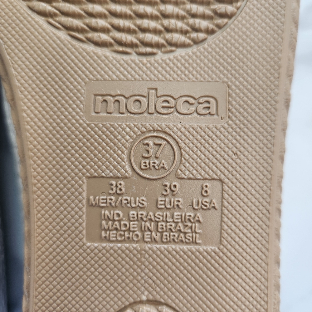 Moleca Comfy Silver Espadrille Women Flats Slip On Shoes Size 8 - Picture 12 of 14